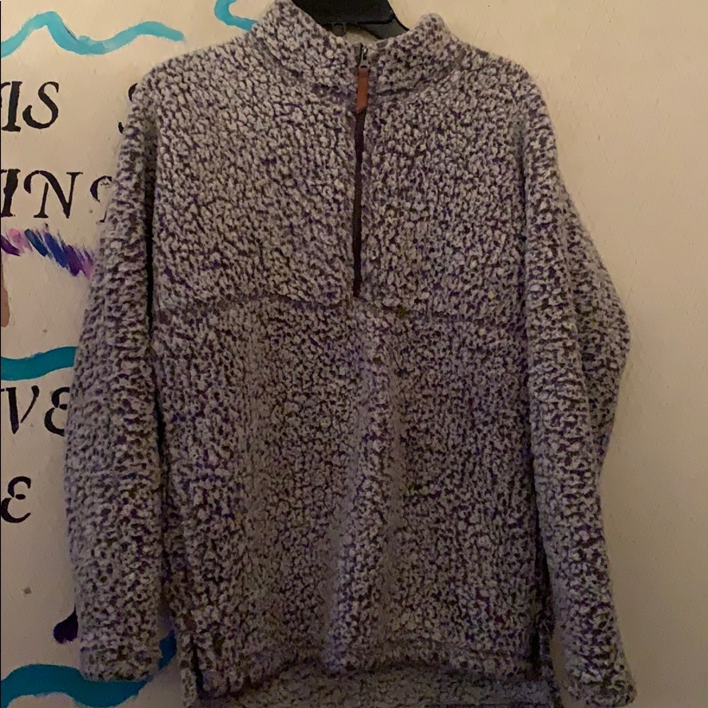 Fuzzy grey jacket